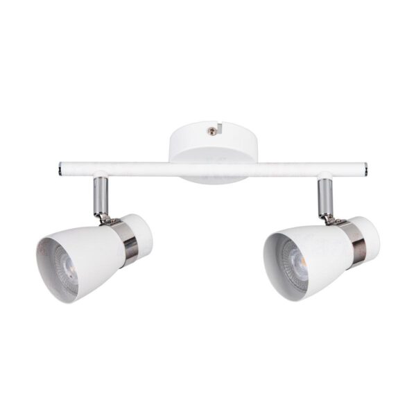 Applique 2x Luci Orientabile GU10 Bianco